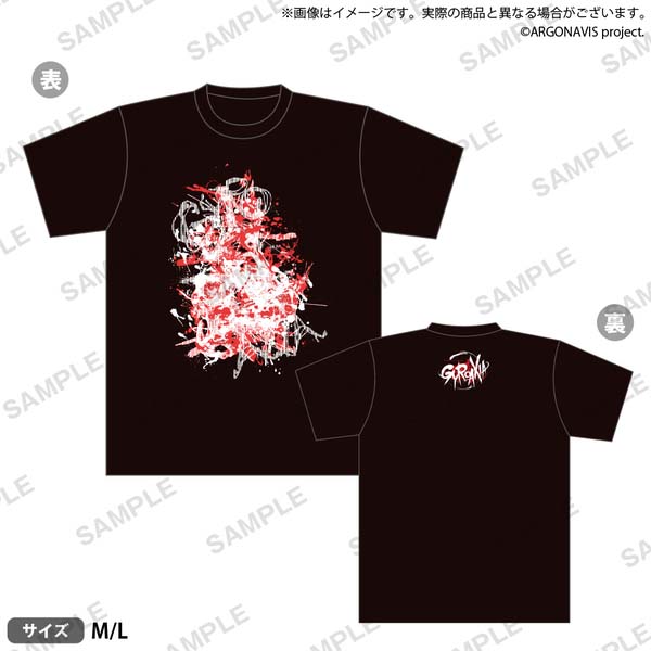 ARGONAVIS from BanG Dream GYROAXIA LIVE 2021 Hibana Chiru T-Shirt L